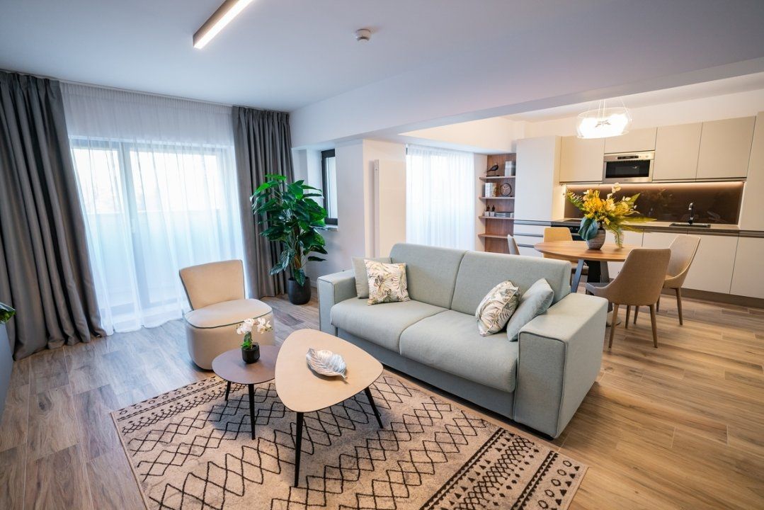 Închiriez apartament 2 camere, Unirii, mobilat-utilat, AC - Poză 1