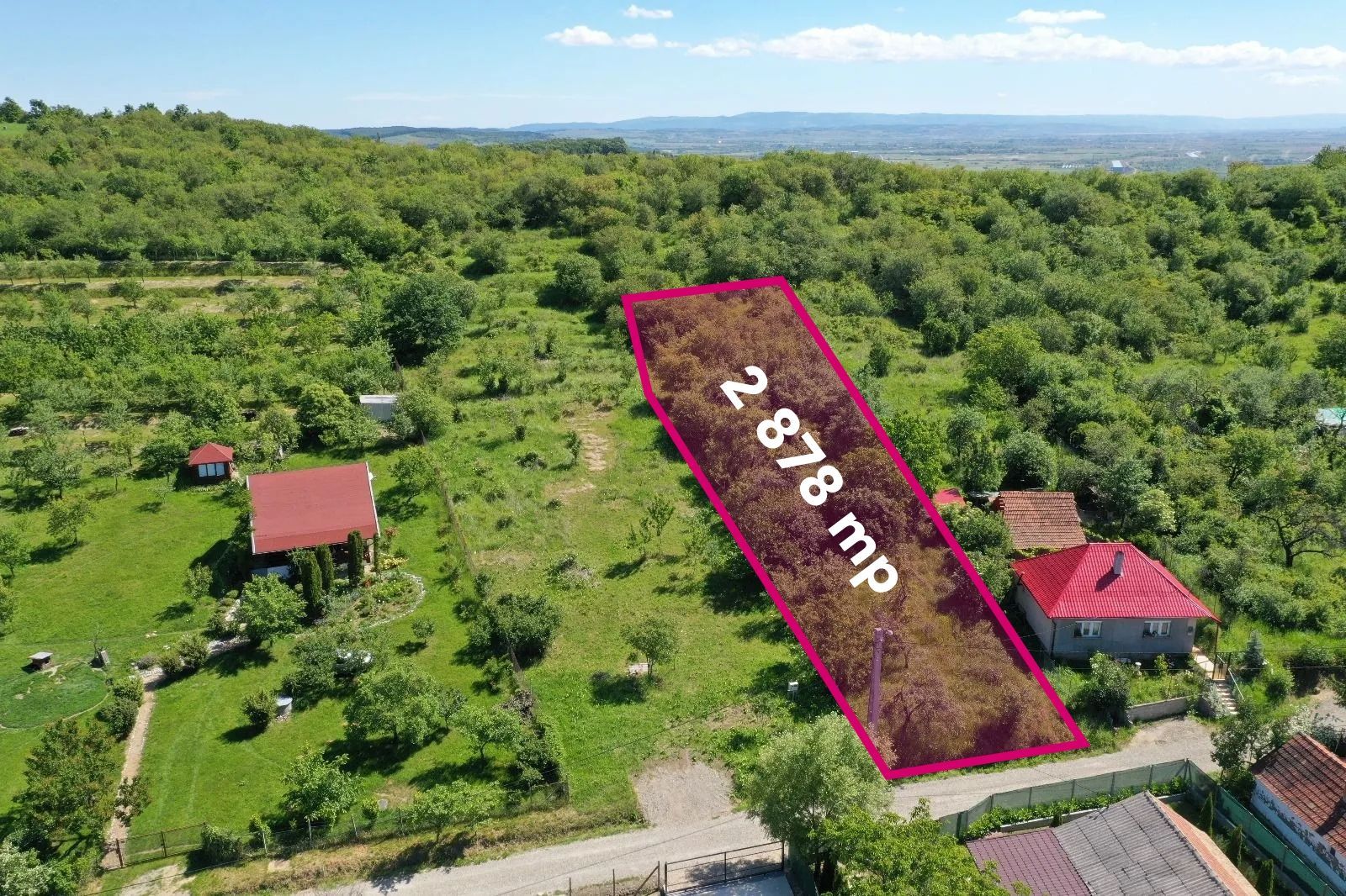 Teren cu panoramă, Podgoria - Ghe Doja, Oradea. 49 800 E. Comision 0. - Poză 2