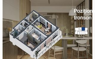 NOU! Compex Rezidential in GALATA! APARTAMENT 3 CAMERE, 79.73mp - Poză 11