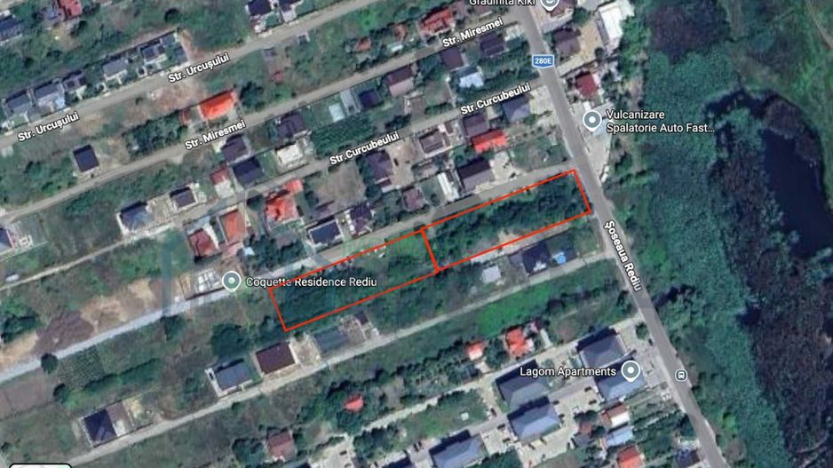Teren de vânzare în Rediu – 2 loturi de 1000 mp cu vedere la lac și utilități complete - Poză 2