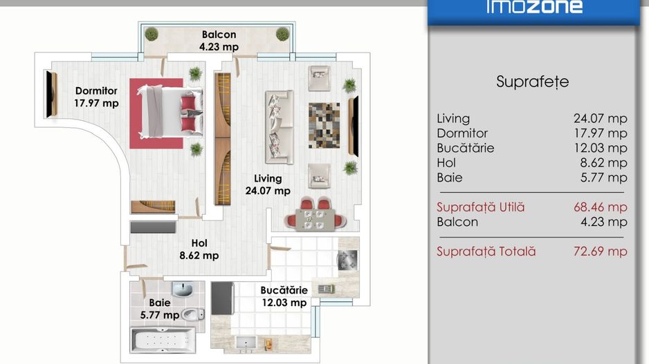 Drumul Taberei - Valea Doftanei, 2 camere, decomandat, etajul 2, lift, finisat - Poză 22