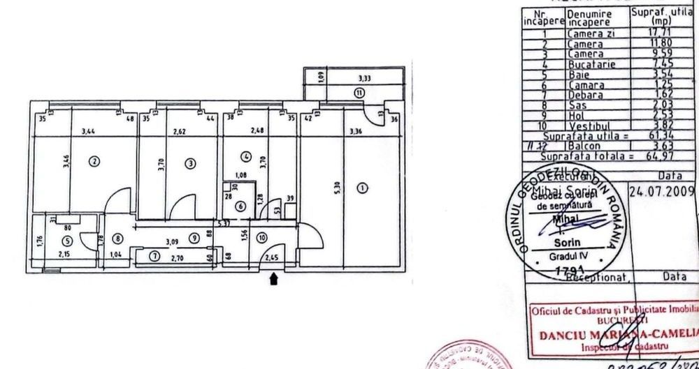 Vanzare Apartament 3 camere, decomandat, 65 mp total – Drumul Taberei - Poză 8