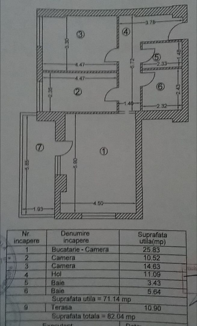 Apartament cu 3 camere de vanzare, centrala proprie - Mihai Bravu - Poză 11