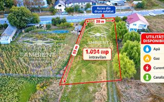 TEREN INTRAVILAN 1.100 mp, acces la drum asfaltat, VASLUI - zona Brodoc; - Poză 3