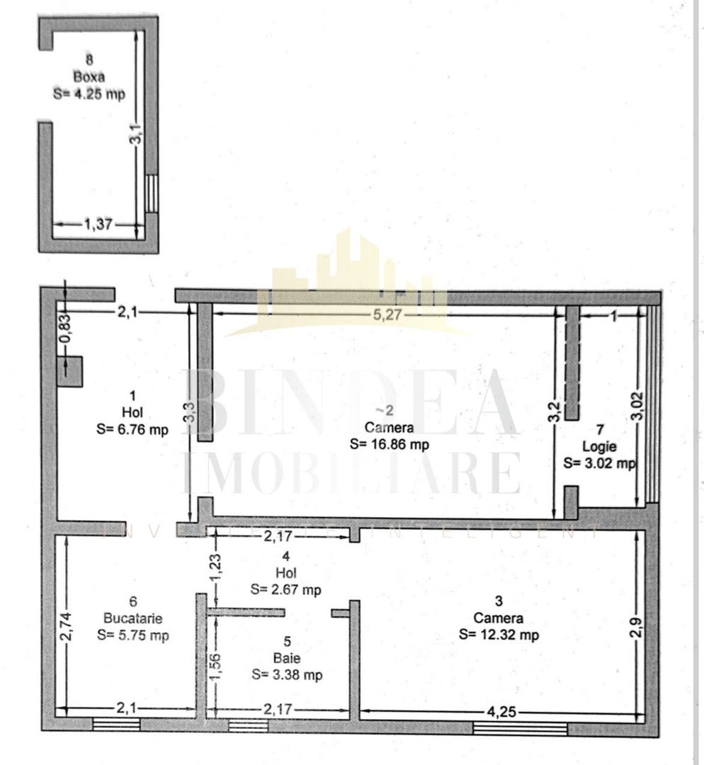 Apartament 2 camere Bld Cetatii, etaj intermediar 51mp utili - Poză 10