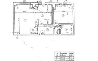 2 CAMERE | CALEA CALARASI | CENTRALA TERMICA | BLOC ANVELOPAT 5MIN METROU MUNCII - Schiță 8