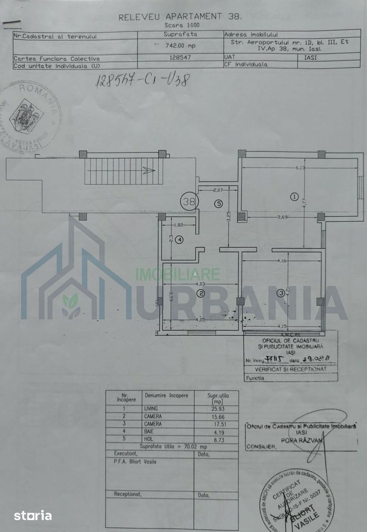 Apartament 3 camere, 70 mp, Tătărași Sud - Penta Residence, etaj 5, parcare și boxă incluse - Poză 13