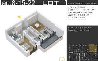 Apartament superb 2 camere Theodor Pallady Metrou Teclu - Poză 2