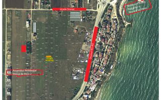 Teren intravilan 600mp Agigea RO-RO toate utilitățile vedere la mare - Poză 1