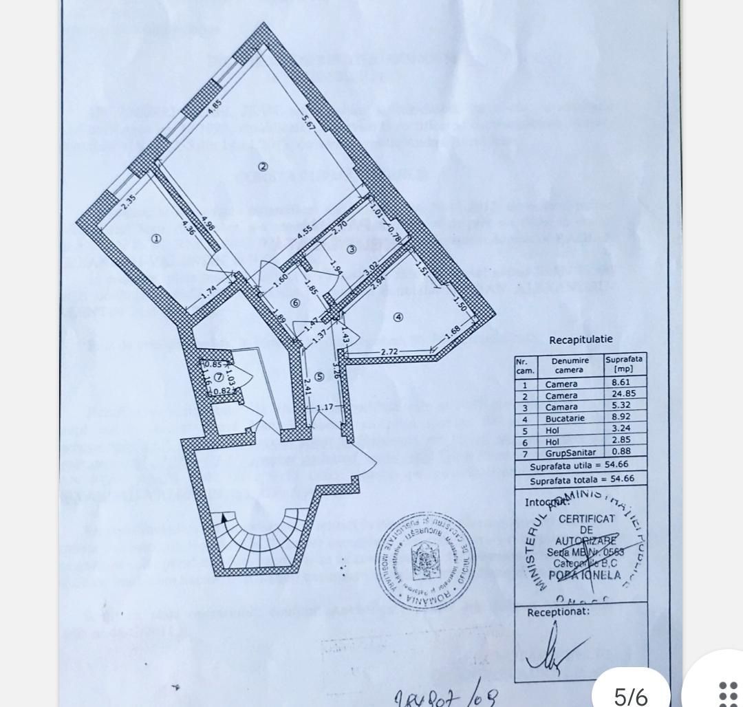 Apartament cu 3 camere - Ultracentral - str. Coltei - Poză 8