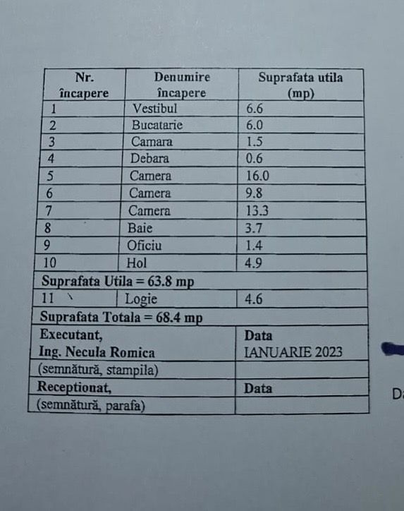 Apartament cu trei camere, Brancoveanu, 120.000€ negociabil - Poză 15