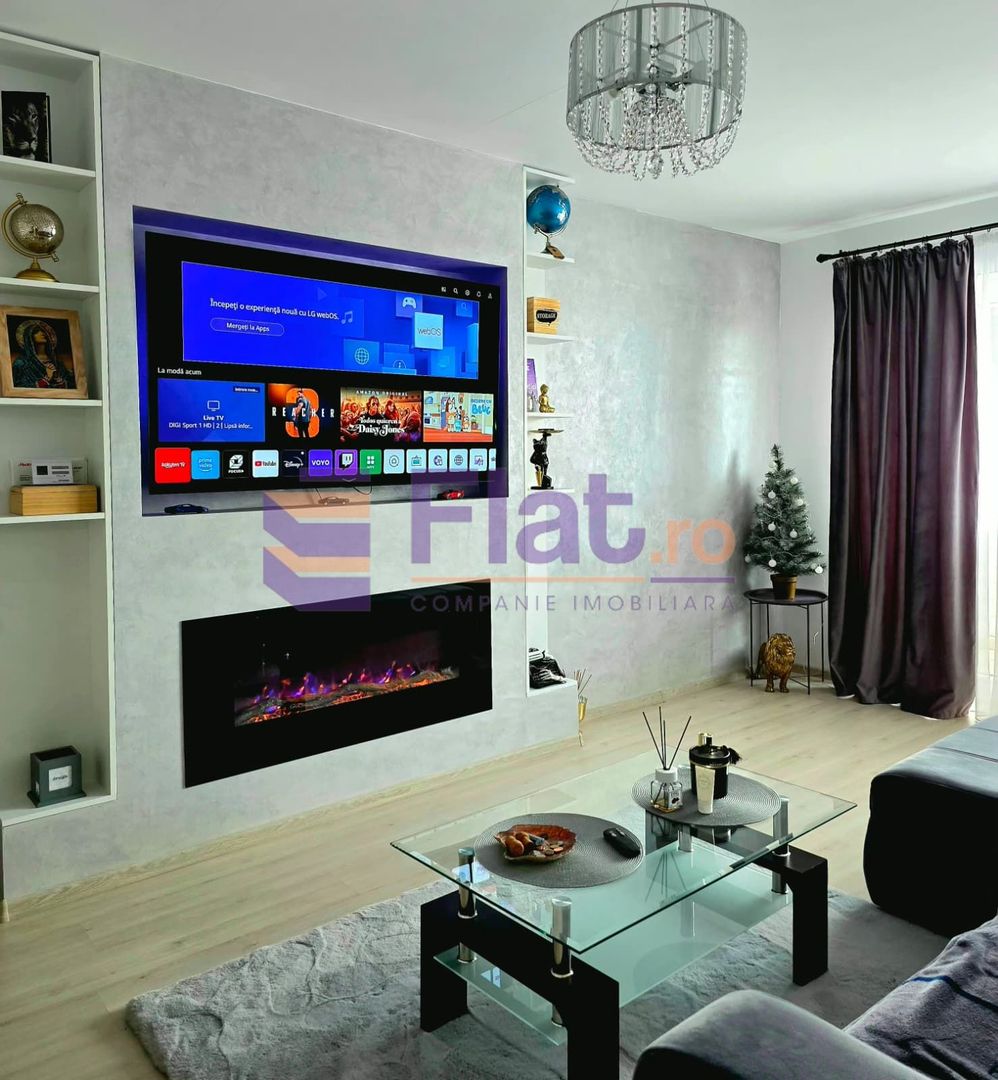 Apartament cu 2 camere de vânzare - 53 mp, complet mobilat și utilat - Poză 14