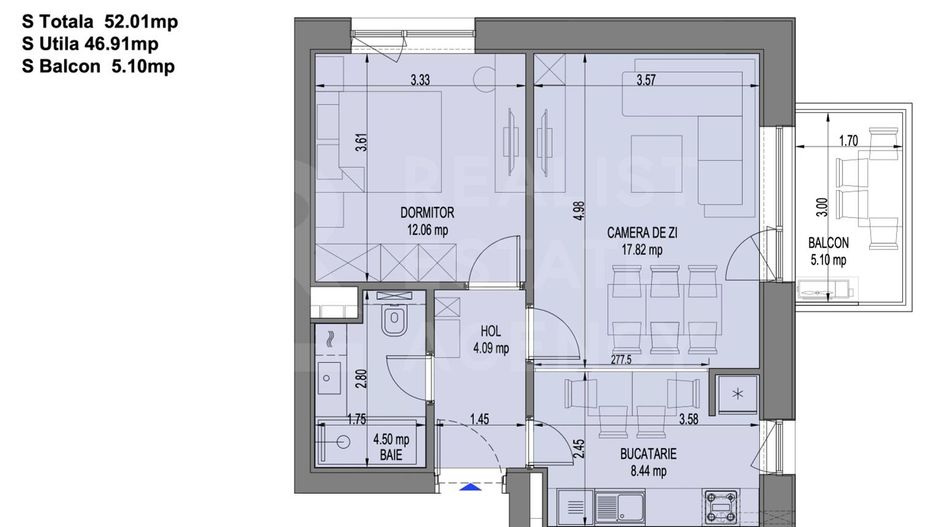 Vânzare, Studiou dublu, Nusco City Park, București - Poză 3