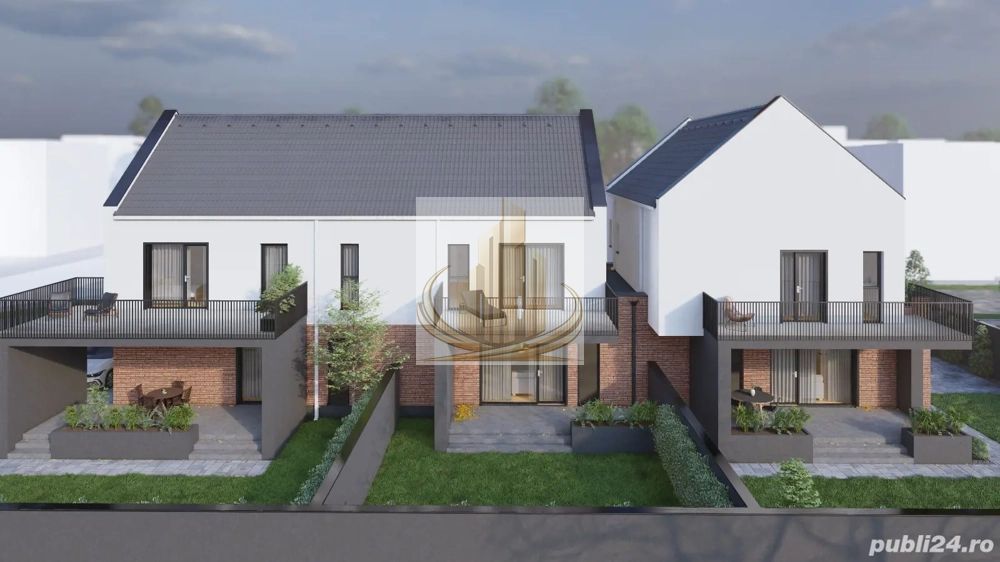 Triplex Modern Sacalaz| 80 mp | 3 Camere | 200 mp Teren - Poză 2