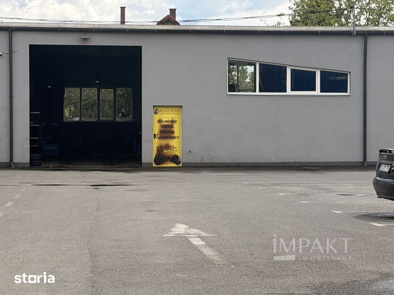 Hală depozitare 200 mp + birouri — acces TIR, Plevnei - Poză 1