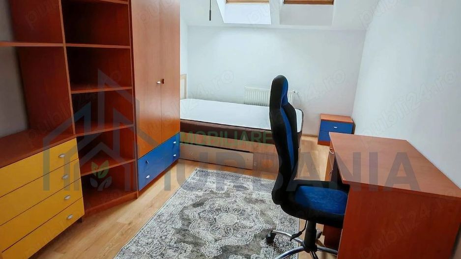 Apartament 3 camere cu mansardă, Piața Păcurari, Iași - 100 mp, mobilat - Poză 4