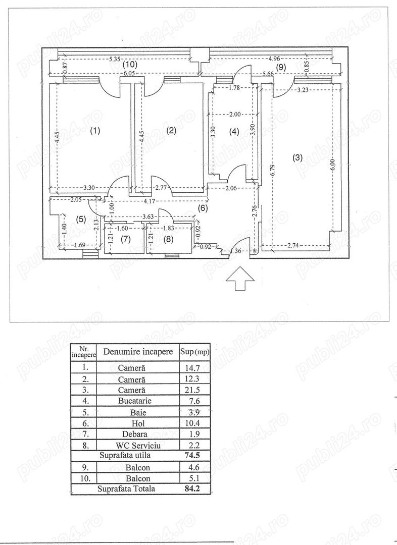 Vanzare Apartament 3 Camere Stradal Bd. Unirii - Poză 6