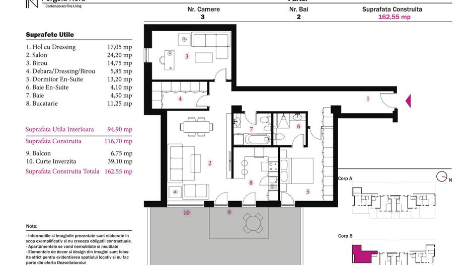 Apartament Tip R1, parter - Poză 2