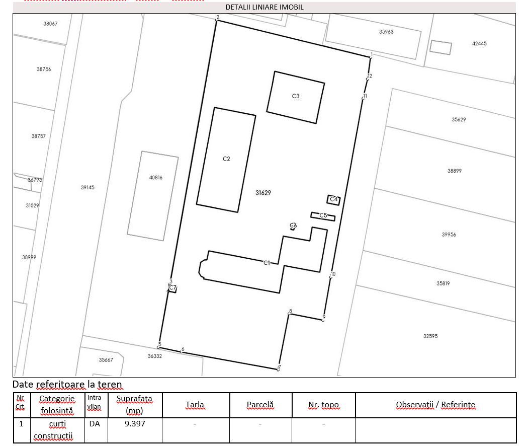 Spațiu administrativ și clădiri birouri + hale de vânzare în Giurgiu, - Poză 1