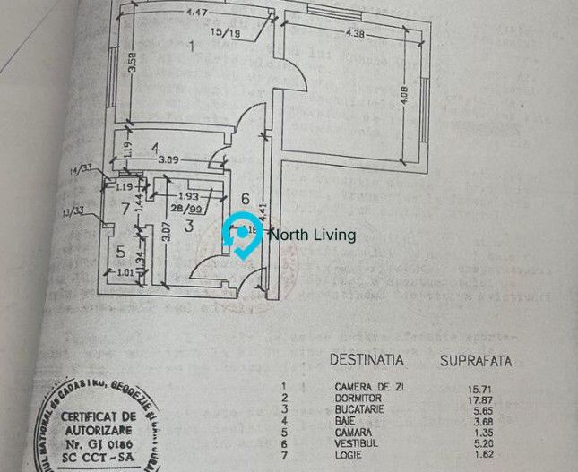 2 camere Cotroceni - Grozavesti | 49,4 mp | renovat complet | mobilat - Poză 17