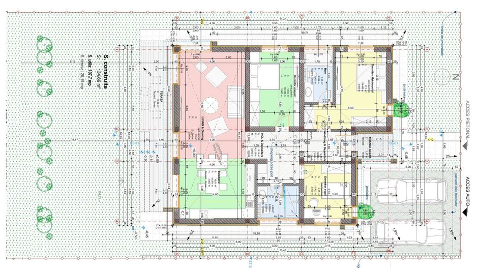Casa individuala dispusa pe un singur nivel in Izvor, Tarlungeni - Schiță 17
