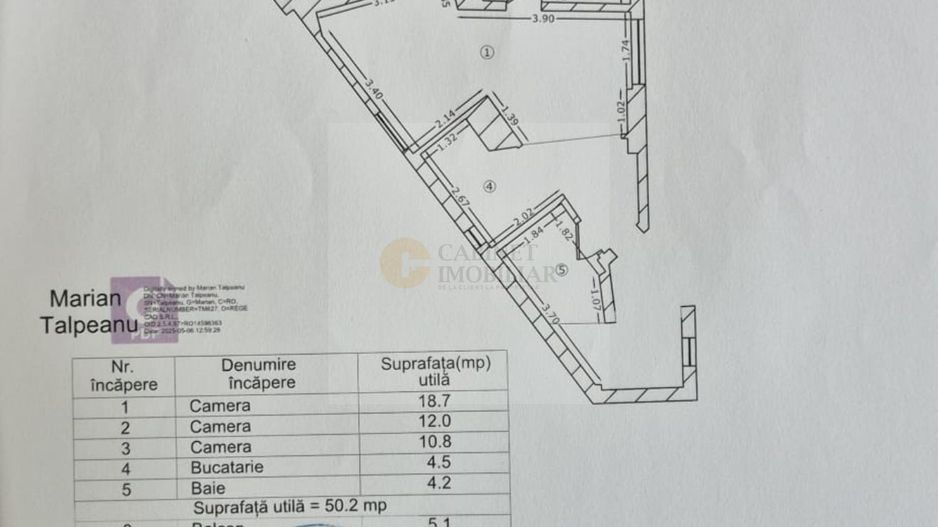 3 camere | Renovat | Bloc fără risc | Zona unirii | Aproape Metrou - Poză 10