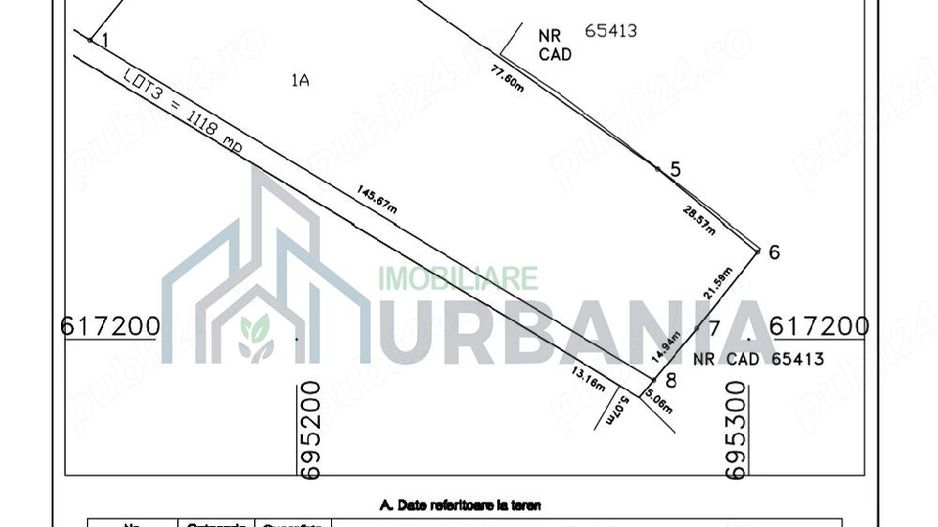 Teren intravilan, Curaturi, comuna Ciurea, 6310 mp - Poză 2