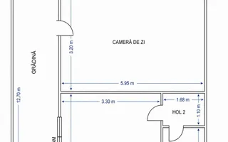 Apartament 2 camere Chisoda cu grădină - Poză 16
