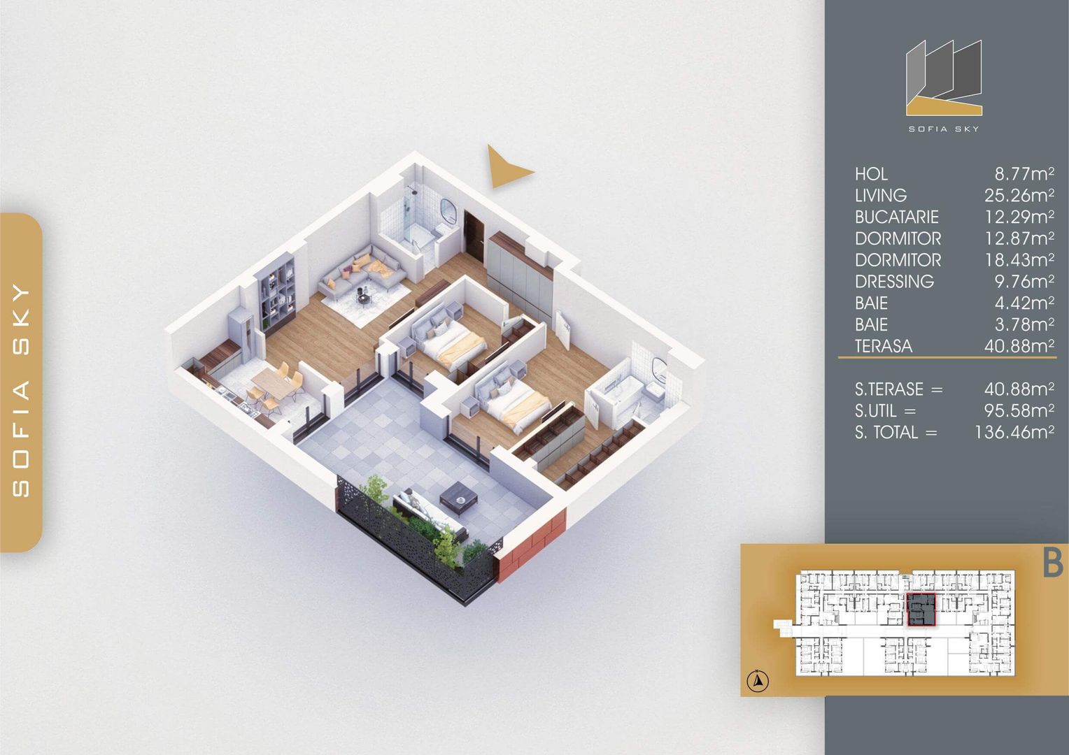 Apartament 3 camere,PAllady,Titan,Sector 3,7-8 min Metrou,Stoc limitat - Poză 7