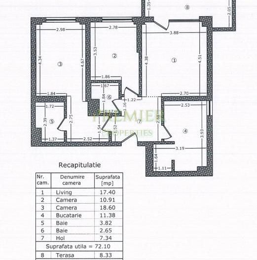 3 CAMERE | MOBILAT SI UTILAT READY TO MOVE | PARCARE OPTIONALA | AVIATIEI APART - Poză 13