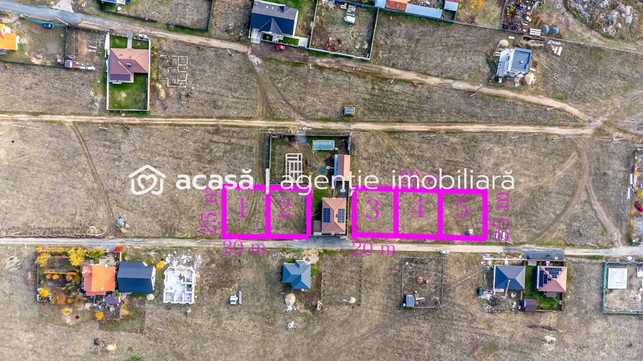 OFERTA DE PRIMAVARA - 65.000 € | 5 parcele  | cartier nou în Mândruloc - Poză 3