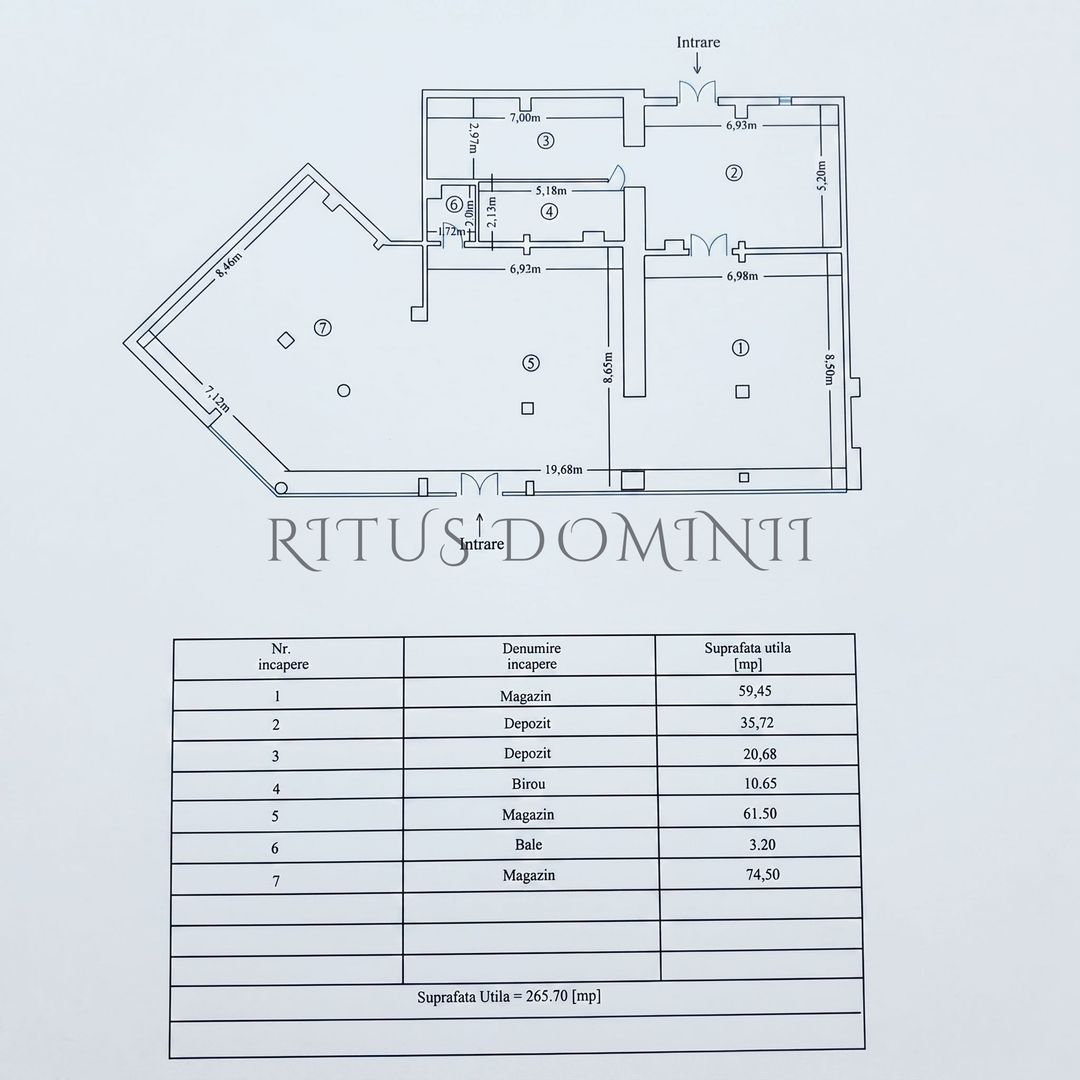 Spatiu Comercial Rogerius, Zona cu Trafic Intens, 265mp Utili - Schiță 6