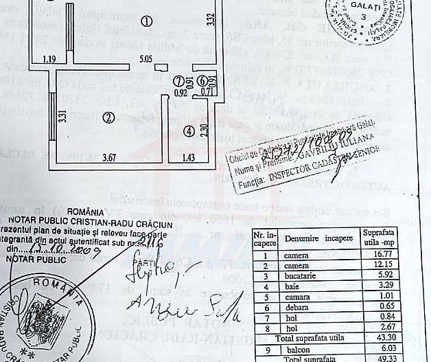 Apartament luminos, 2 camere, semidecomandat, etaj 2 – Tiglina 2 - Poză 8