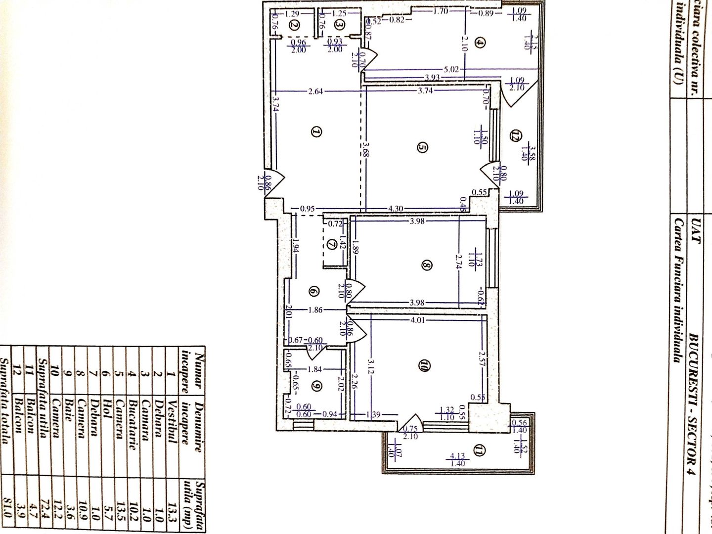 Apatament 3 camere, spatios, luminos, mobilat, utilat, Obregia - Poză 7