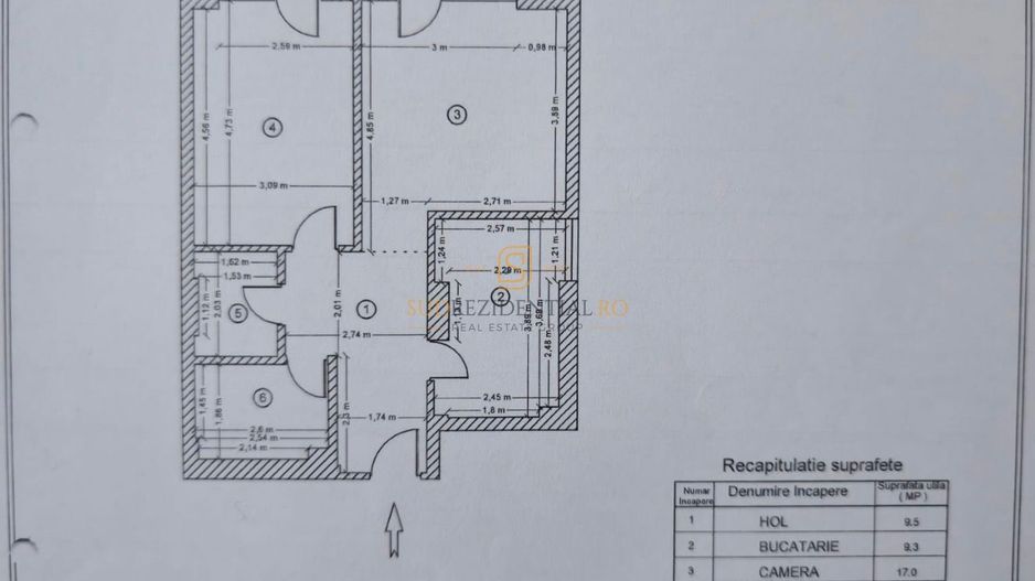 Apartament 2 camere | 68 mp | Aparatorii Patriei | Constructie noua - Schiță 8