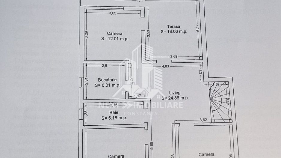 Casa BCA, 2005, P+M, 6 camere, nemobilata, vedere lac - Poză 11