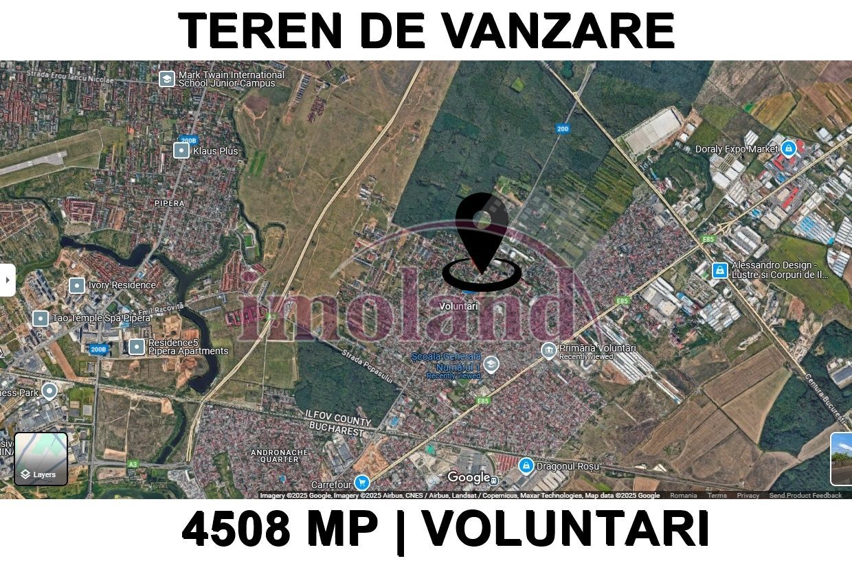 Teren - vanzare - 4508 mp - Voluntari - Poză 2