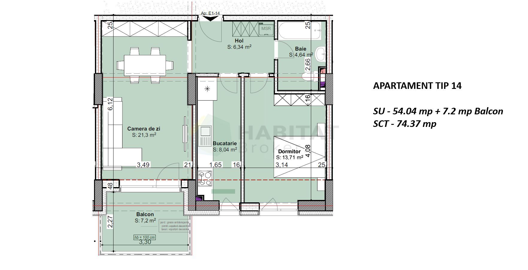 Apartament 2 camere  - Direct Dezvoltator - Poză 2