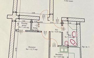 Apartament 2 camere renovat/ Decomandat+ Pivniță 16 mp-Turnisor-Metro - Poză 5