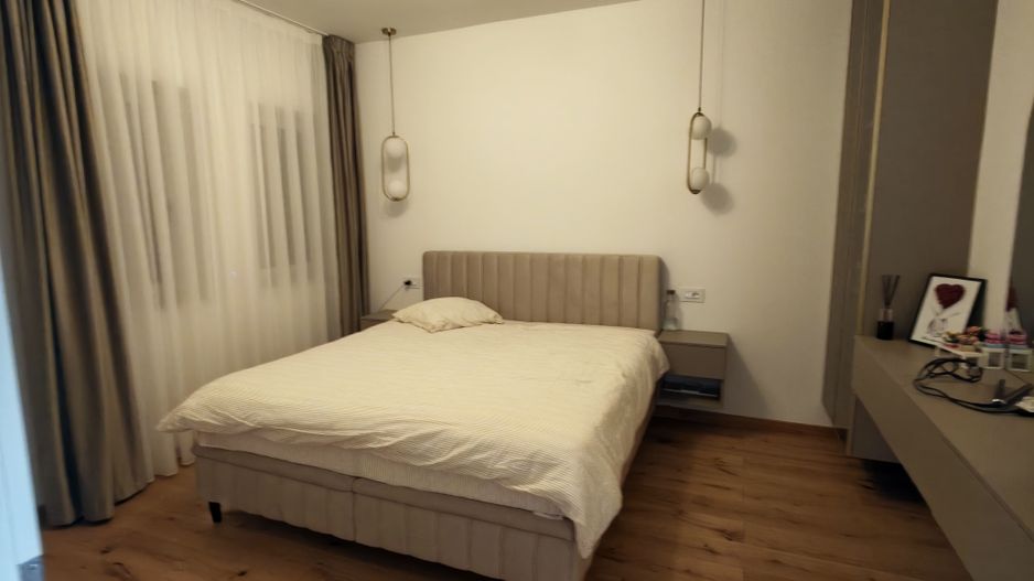 Casa Insiruita Sacalaz P+E+M 4 Camere,3 Bai,Clasa Energetica A+, Mobilata - Poză 4
