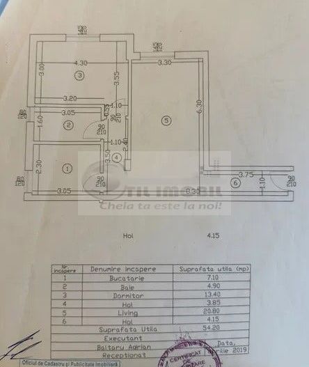 Apartament 2 camere, 54 mp + grădină 18 mp – 91.900 € - Poză 8