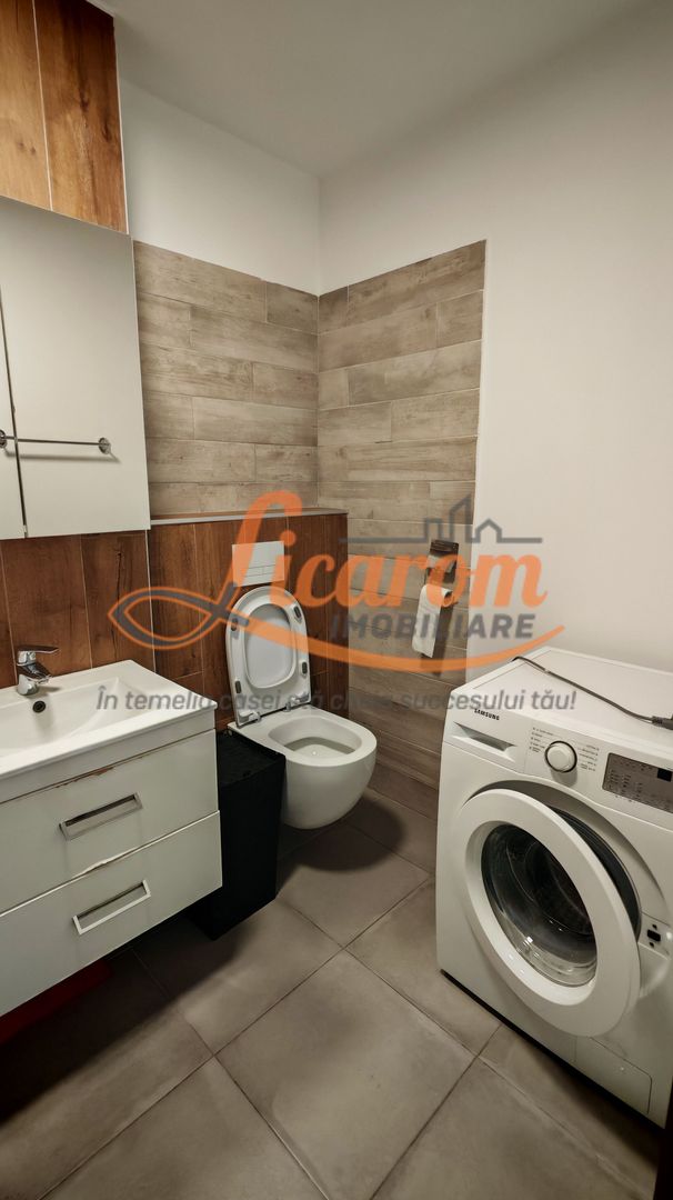 Apartament 2 camere,decomandat,bloc NOU,zona Judetean,mobilat,utilat - Poză 9