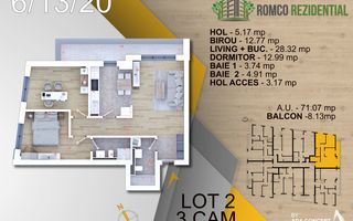 Ap 3 camere, Panouri Fotovoltaice, Ventilatie NovingAIR - Pallady - Poză 3
