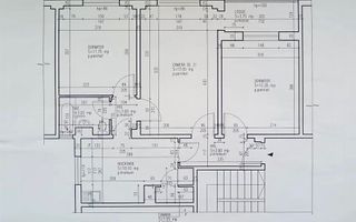 3 decomandate - parter - 65mp - centrala - gol - Scriitorilor - Poză 4
