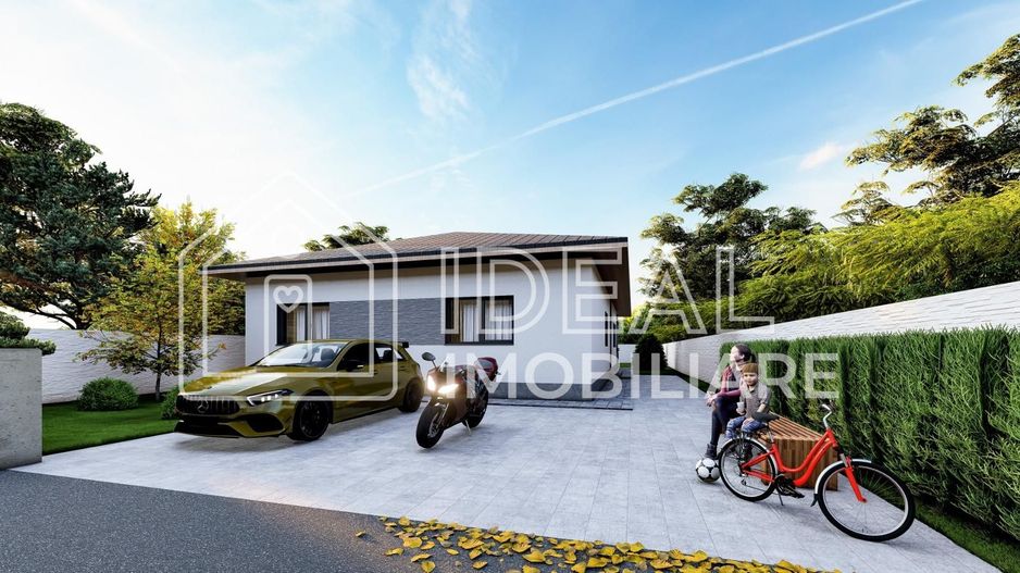 Casa pe un singur nivel cu 460 mp teren, in Cisnadie - Poză 1
