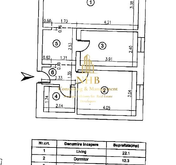 Apartament 2 camere in zona Unirii cu curte spatioasa de 146 mp - Poză 12