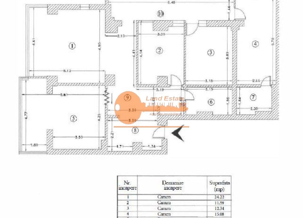 4 camere Panduri-Cotroceni (Loc parcare-Boxa) - Poză 7