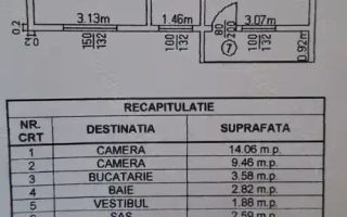 OPORTUNITATE | APARTAMENT 2 CAMERE | DOAMNA GHICA | DECOMANDAT - Schiță 9