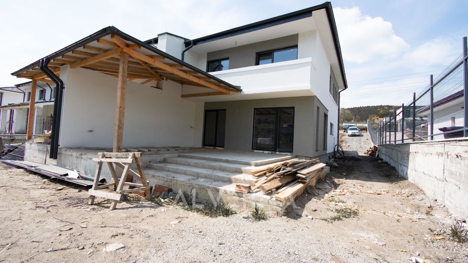 Casa tip Duplex 4 camere 120 mp | semifinisat | teren 500 mp | Popesti - Poză 4