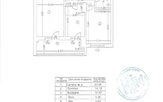 Apartament 2 camere-Th. Pallady 5 min Metrou Teclu - Schiță 11